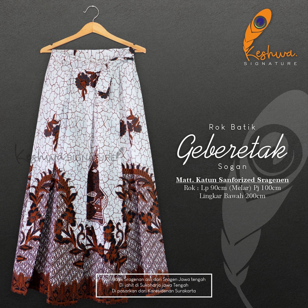ROK BATIK ALUSAN SINARAN LANNA BAWAHAN BATIK WANITA TERKINI ORI KESHWA MURAH ORIGINAL REALPICT-1