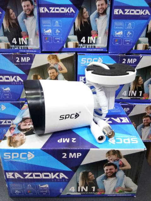 Paket cctv 4 ch spc 2mp bazoko lengkap tinggal pasang