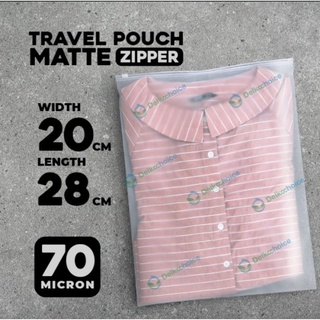 Image of thu nhỏ Travel Pouch Organizer Serbaguna Ziplock Matte 20x28 #0
