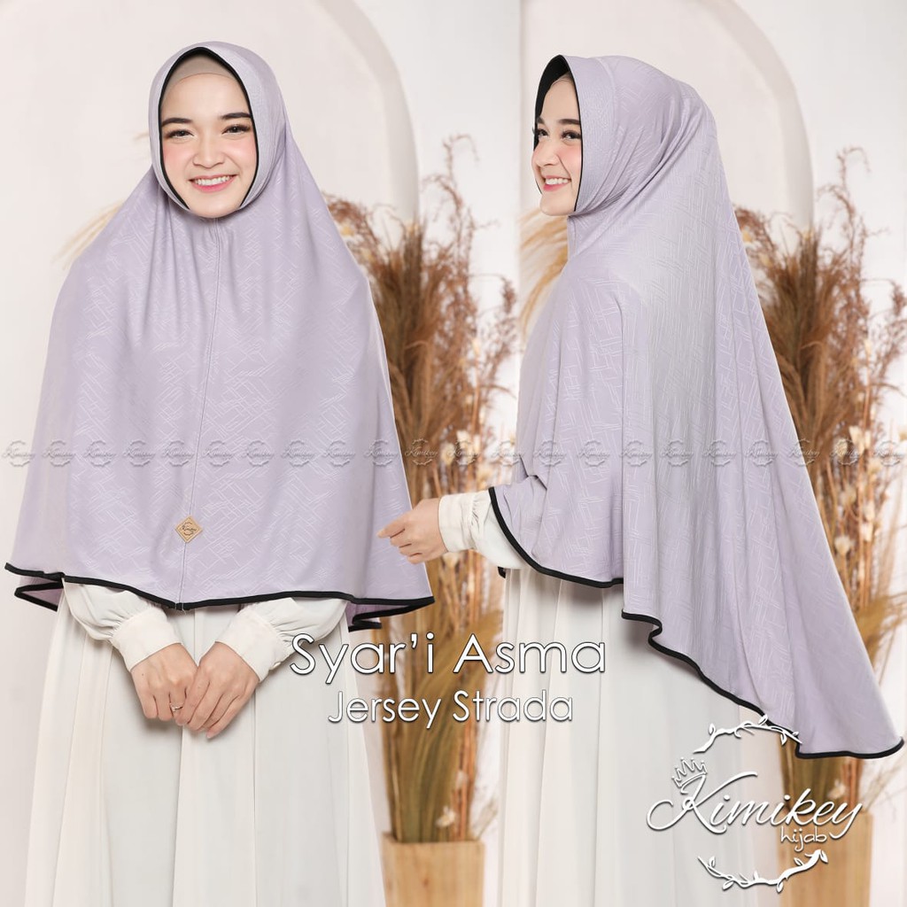 Jilbab Instan Jumbo list Syarí Azma  By Kimikey-ABU2/GREY