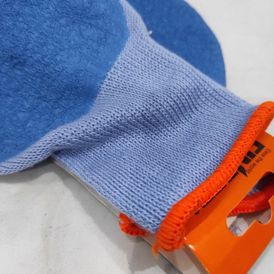 Sarung Tangan Kerja Tukang Working Glove Tapak Karet Finder Biru Set