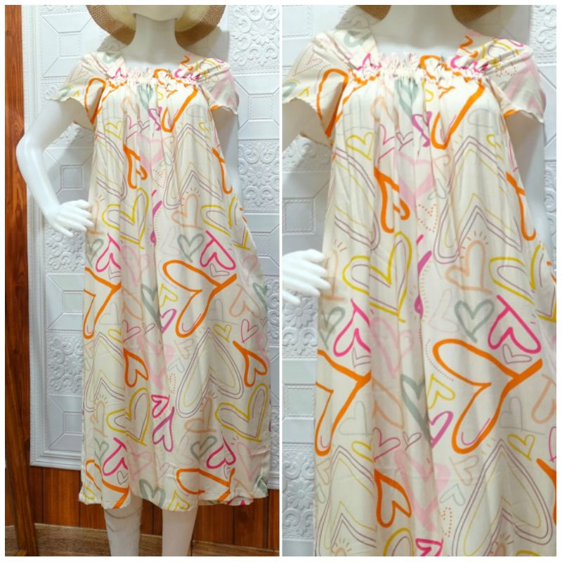 Daster Queen Bahan Rayon by Hisbi Bumil dan Busui Friendly-Queen 11