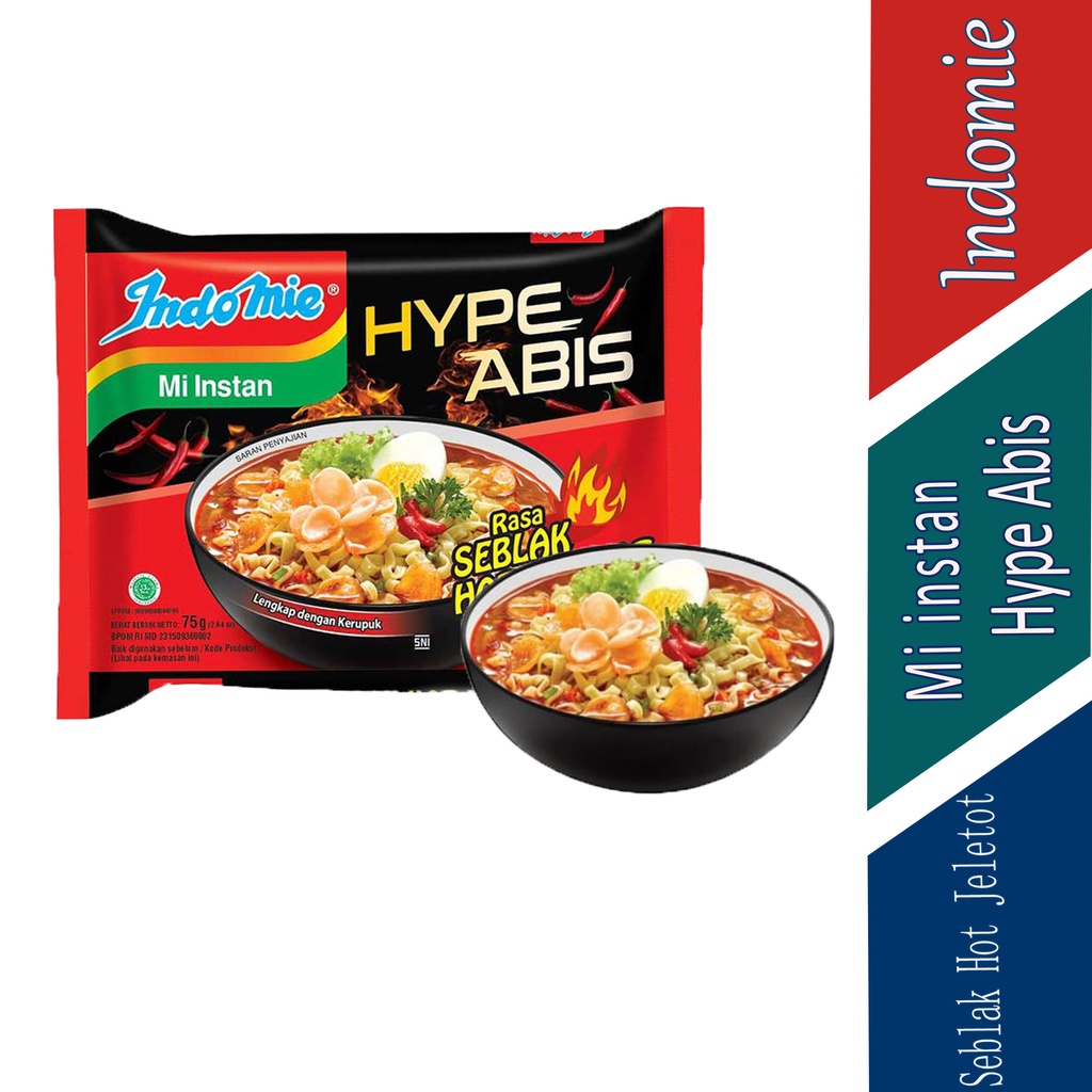 

Indomie - Seblak hot jeletot - Lengkap dengan kerupuk