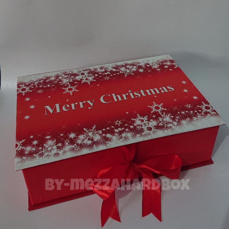 

Hardbox Natal/Box Natalan size 25 x 17 x 7'5 Hardbox kue/Kotak KAdo