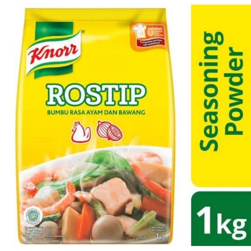 

Knorr Knoor Chicken Rostip 1kg / Knorr Bumbu Pelezat Rasa Ayam 1kg