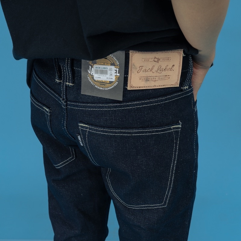 JACK DENIM - DENIM SELVEDGE JACK LABEL ORIGINAL 15 OZ JEANS REGULER TERBARU 2021