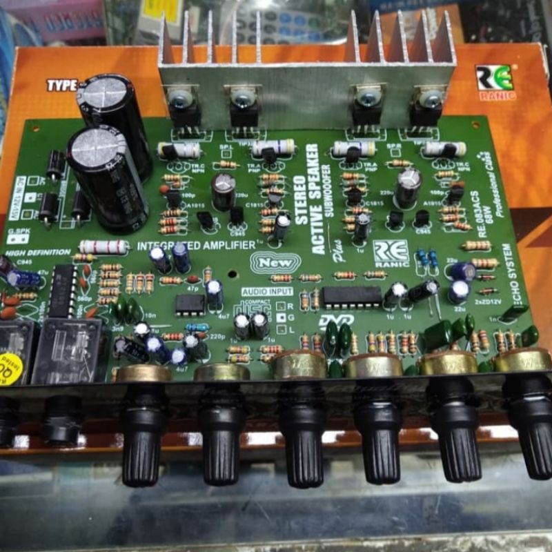 Kit aktif speaker mic plus subwoofer