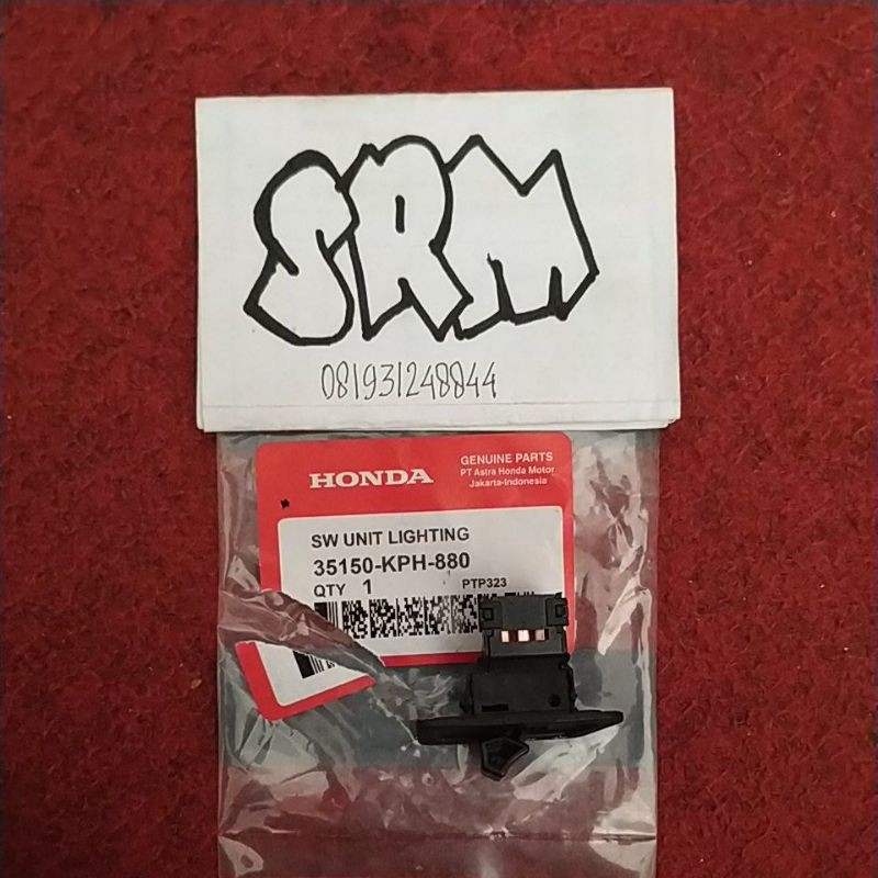 Saklar lampu kharisma supra x 125 original honda
