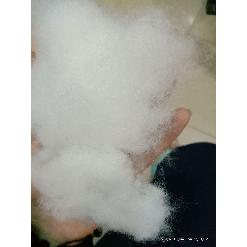Silikon Dakron Isi bantal dan boneka ( 100 ) gram