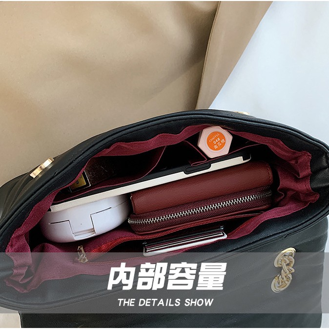 BJ42970 - BLACK/BROWN/WHITE - TAS PESTA CLUTCH SLEMPANG KEREN MODEL CHAIN TALI RANTAI BESI TAS WANITA FASHION IMPORT MODIS ELEGAN TERMURAH TERLARIS TERBARU BAGSTORE JAKARTA TAS BATAM BQ2970