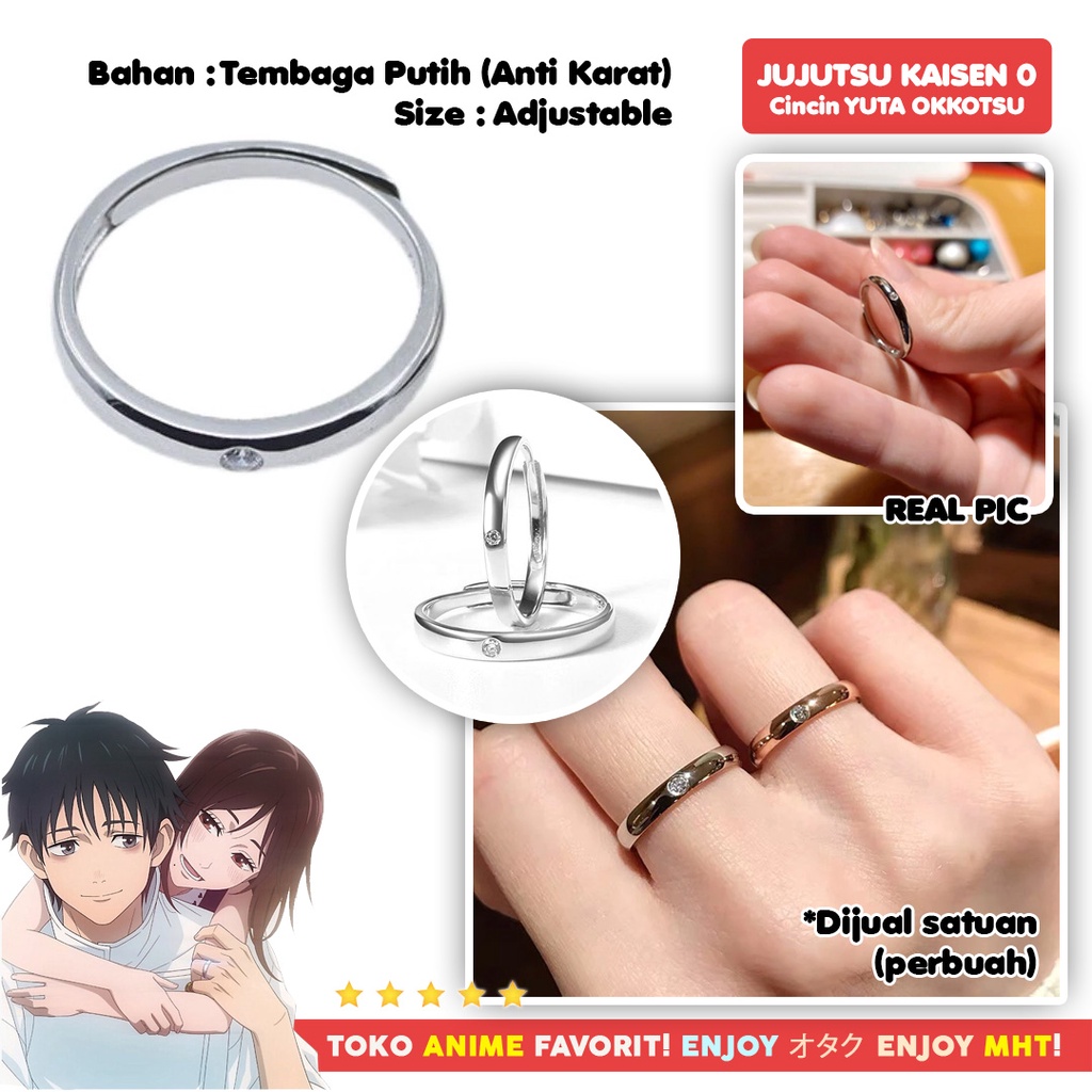 Cincin Yuta Okkotsu Rika Orimoto Anime Jujutsu Kaisen Cosplay