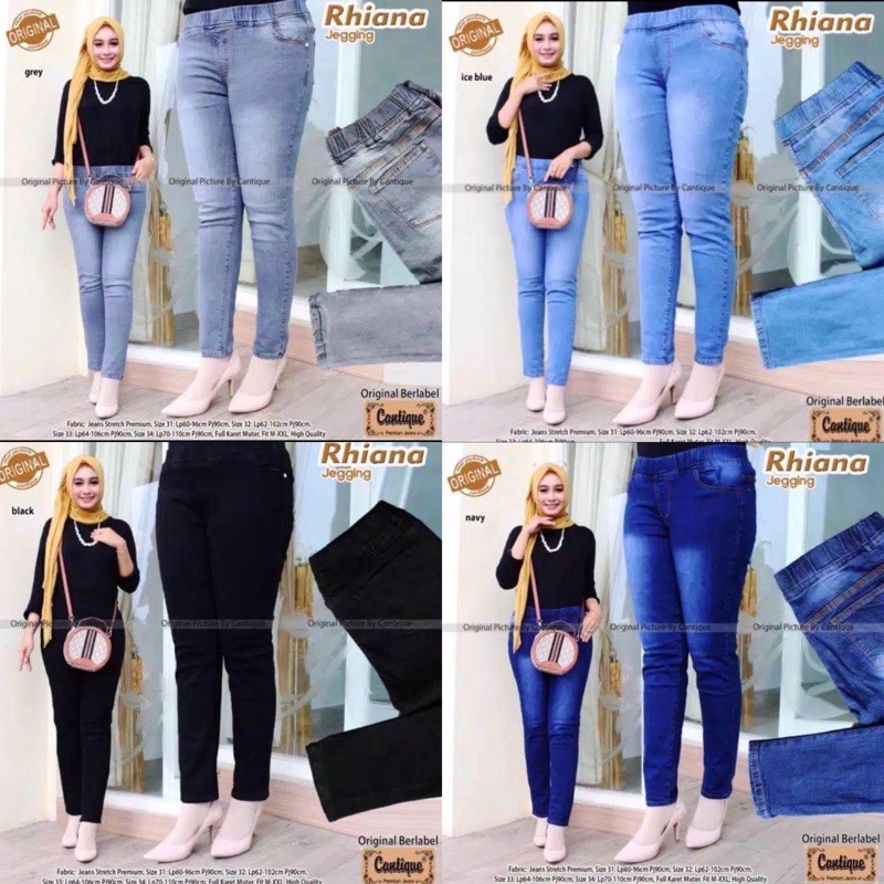 (31-42) RHIANA JEGGING JEANS JUMBO BIG SIZE WANITA CHUBBY | Legging Jeans Jumbo Jeans Skinny Big Size Jegging Jeans Melar