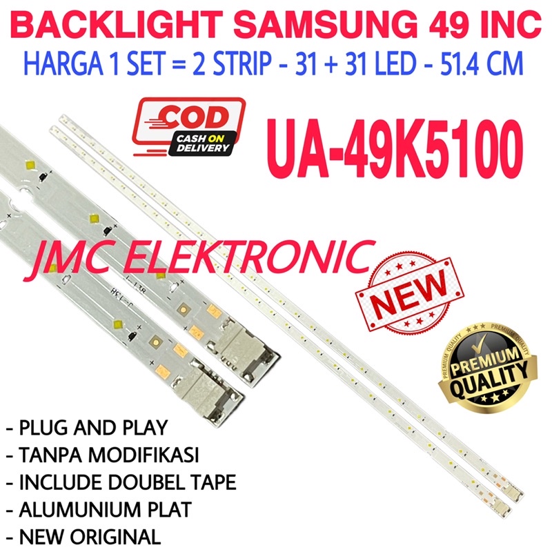 BACKLIGHT TV LED SAMSUNG CURVED 49 INC UA-49K5100 UA-49K5300 UA-49K5300AK UA-49K5100AK UA49K5100AK UA49K5100 UA-49K5300AK UA49K5300