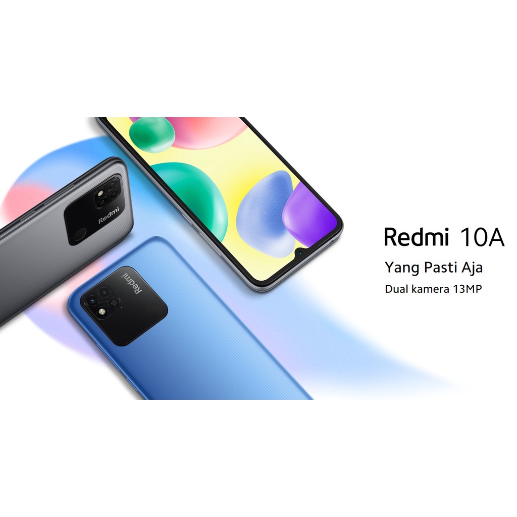 Xiaomi Redmi 10A 3/32GB + 3/64GB + 4/64GB Garansi Resmi Xiaomi Indonesia