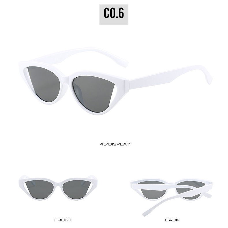 Kacamata Hitam Uv Model Mata Kucing Gaya Retro Eropa Amerika Untuk Pria Dan Wanita