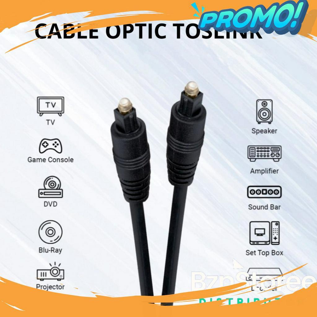 PROMO SPESIAL Kabel Toslink Digital Audio Optical 3 meter Toslink 3m Kabel Optic Audio Digital Optic