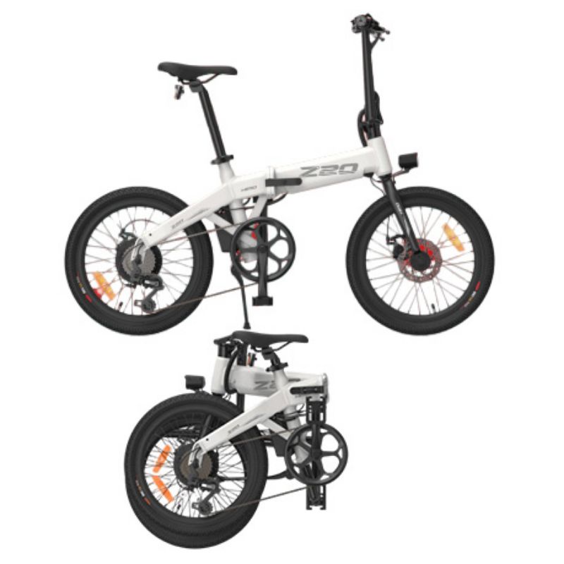 Xiaomi HIMO Z20 Sepeda Lipat Elektrik Smart Moped Bicycle 250W 80KM - White