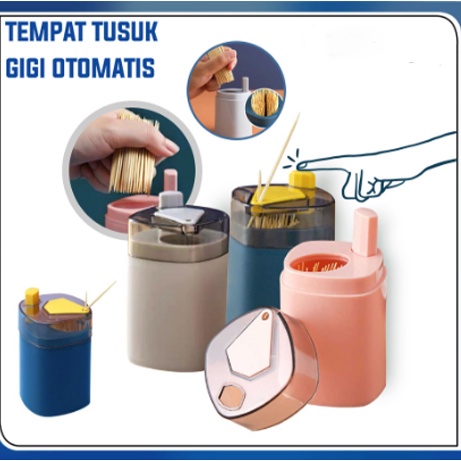 Tempat Tusuk Gigi Otomatis / Automatic Toothpick Holder / Wadah Tusuk Gigi