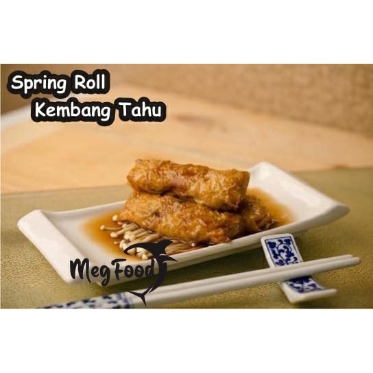 

SPRINGROLL KEMBANG TAHU MERK 777 BERAT 700Gram (35 PCS)