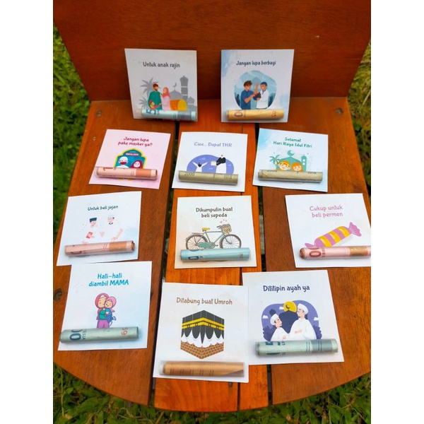 amplop lebaran unik 12 pcs