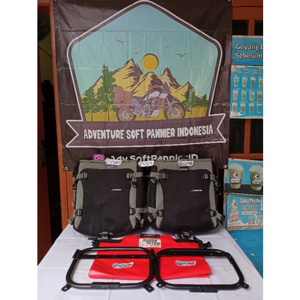 Soft Pannier Badak Hitam 27 Liter