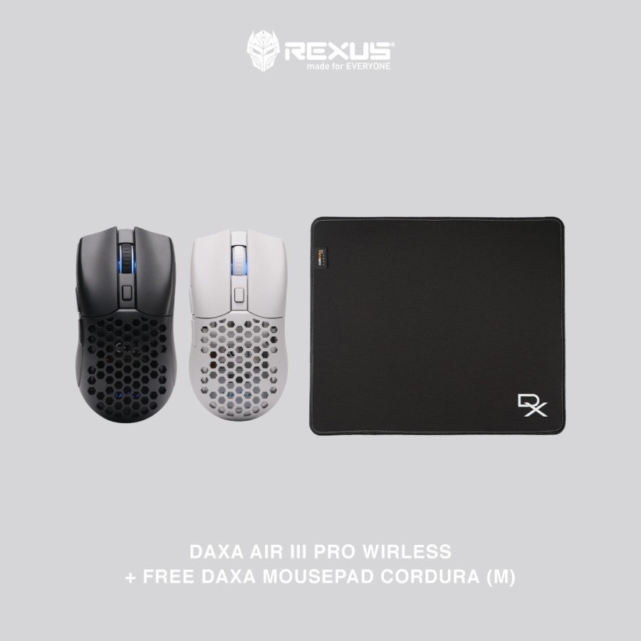 Rexus Daxa Air III Pro Wireless RGB Ultra-Lightweight Gaming Mouse