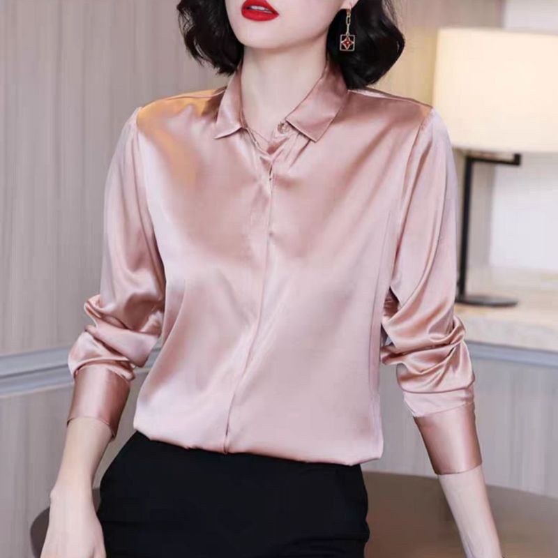 MDLV ~ 2320 NEBULA HIDDEN BUTTON SHIRT KEMEJA SATIN KEMEJA PREMIUM KEMEJA IMPORT FASHION IMPORT