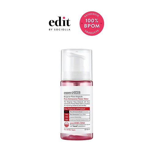 

EssenHerb Bulgarian Rose Ampoule 50ml - Edit by Sociolla