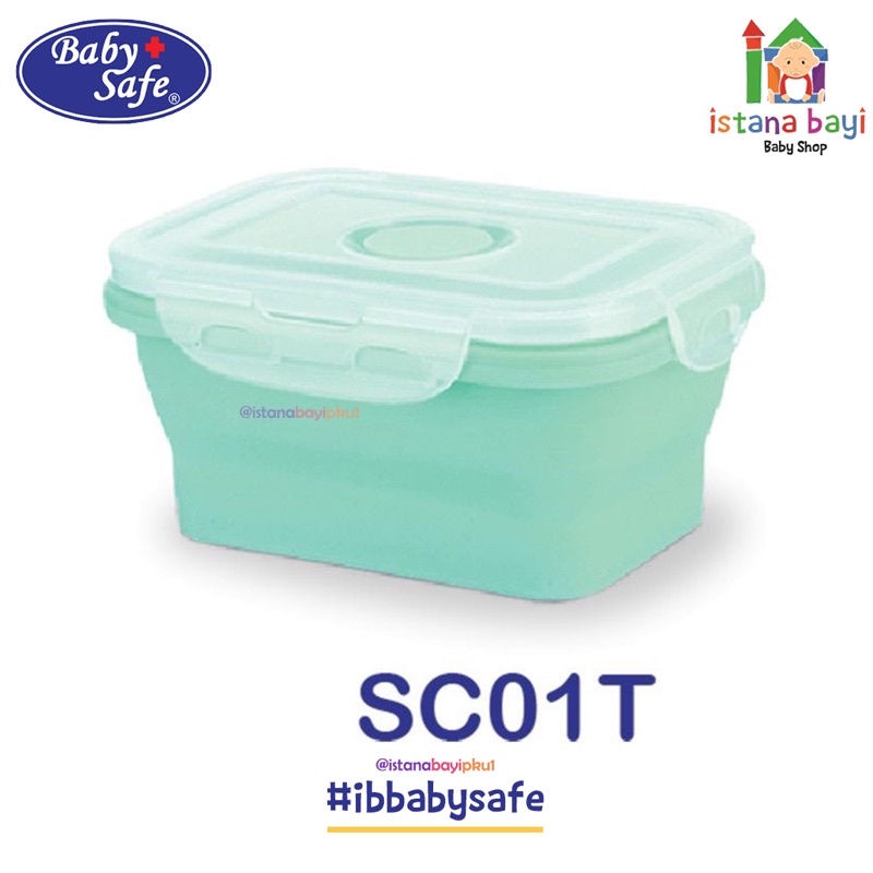 Baby Safe SC04 Collapsible Food Container 600ml/Peralatan makan bayi/peralatan makan anak