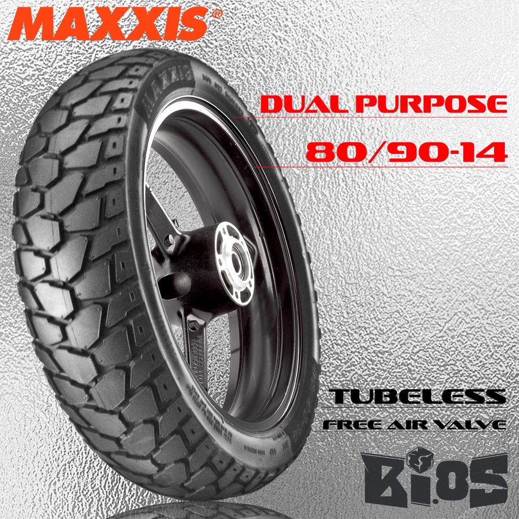 BAN MAXXIS M6239 M6240 DUAL PURPOSE CROSS 80/90-14 MOTOR BEAT X-RIDE