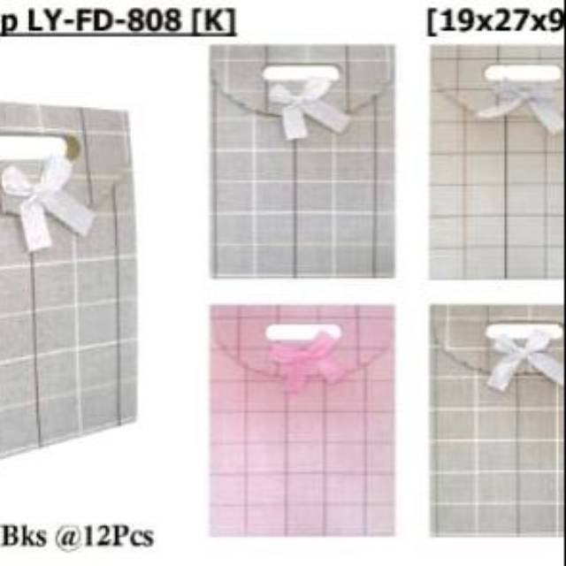 

PAPER BAG + TUTUP KECIL UK 19x27x9 CM L1