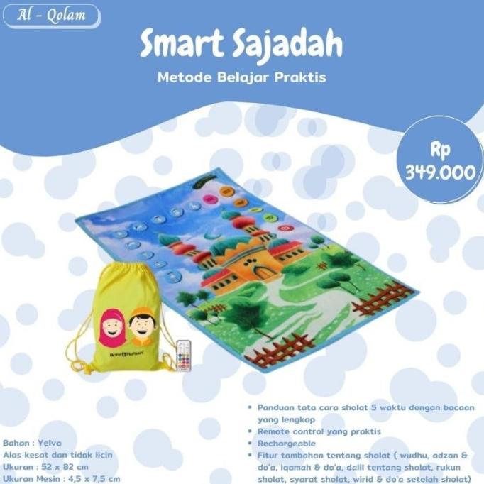 Smart Sajadah Yelvo Anak Al Qolam Sajadah Pintar Anak Digital