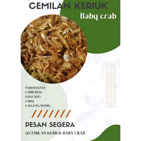 

baby crab, udang crispy &baby fish