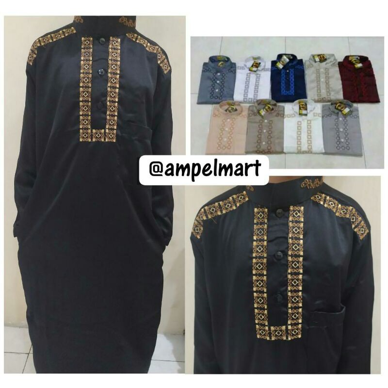 Gamis Anak Laki-laki Gamis Motif 1 Baju Koko Gamis Anak-anak