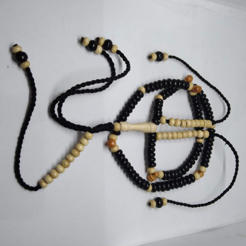 Tasbih TIJANI Kayu Kopi Vs Tempurung Kelapa