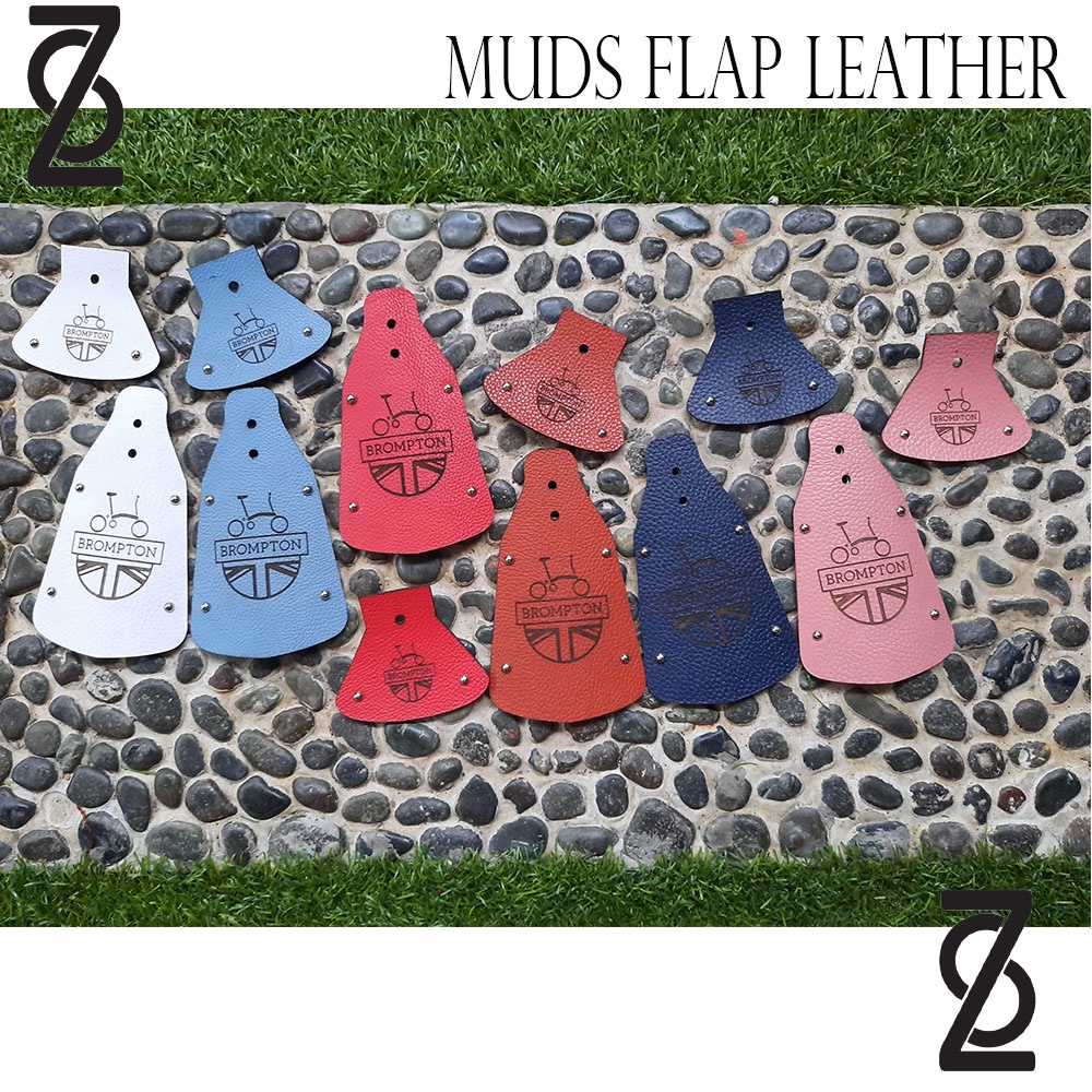 Mudguard | Mudflap sepeda lipat | Mudflap Leather | Mudguard Flip Leather | Spakbor Sepeda Lipat