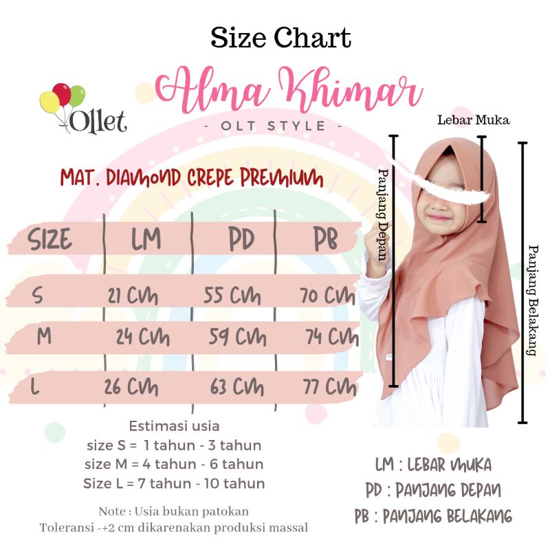 Ollet Khimar Alma Diamond