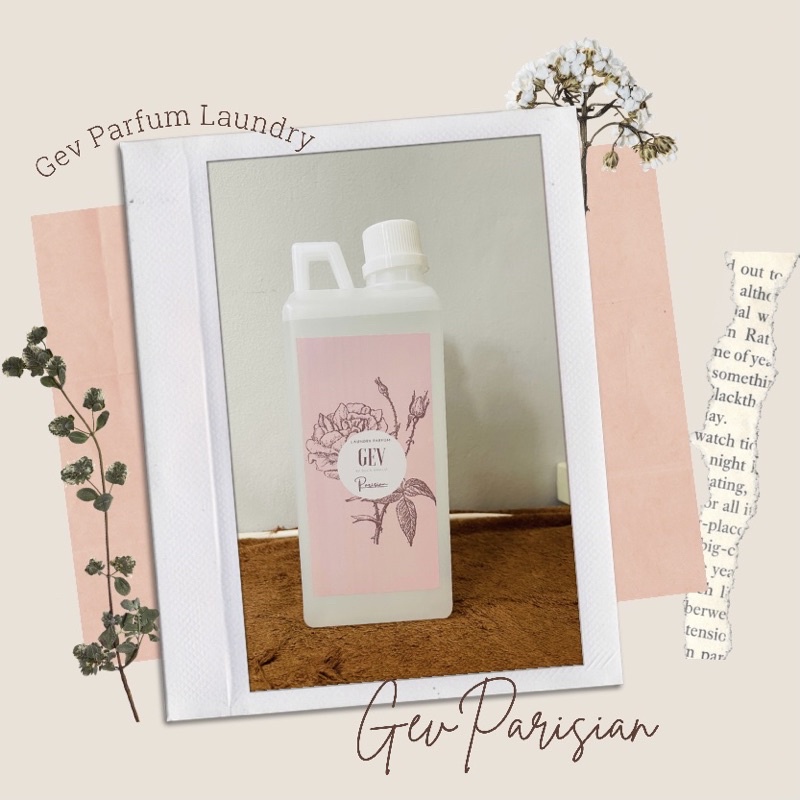GEV Parfum Laundry Grade A++ Pewangi Pakaian Siap Pakai tanpa campuran air wangi bibit terbaik