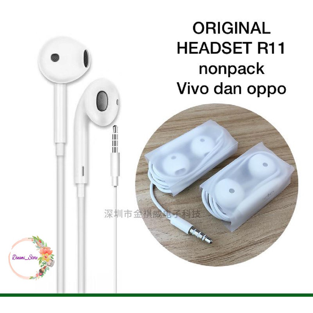 Handsfree Headset Hf earphone Oppo dan Vivo Ori Cabutan Superbass DST1943