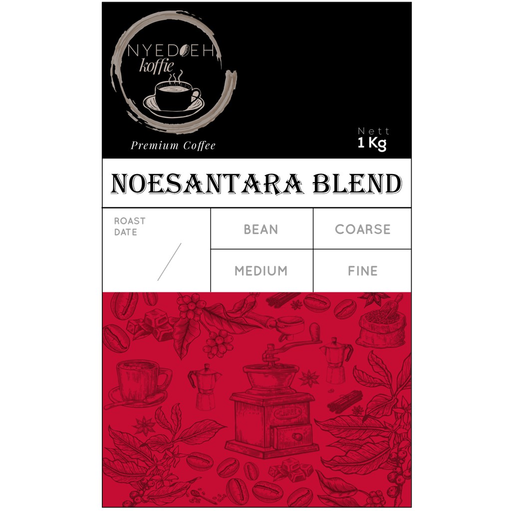 

KOPI ARABIKA ROBUSTA NOESANTARA BLEND 1 KG KILO