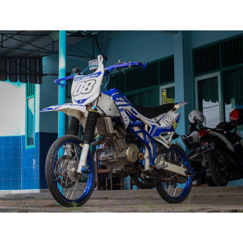 rangka vixion +bodi klx pnp vixion