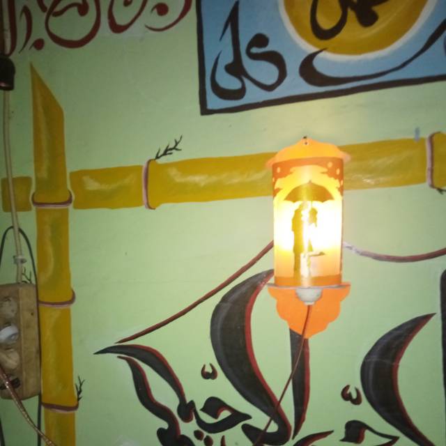 Lampu paralon kaligrafi krativitas tinggi