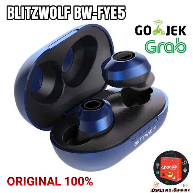 BLITZWOLF BW-FYE5 BLUETOOTH EARPHONE HEADSET ORIGINAL
