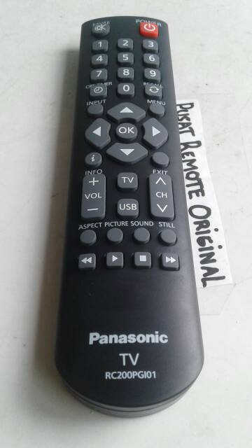 REMOTE REMOT TV PANASONIC RC200PGI01 ORIGINAL