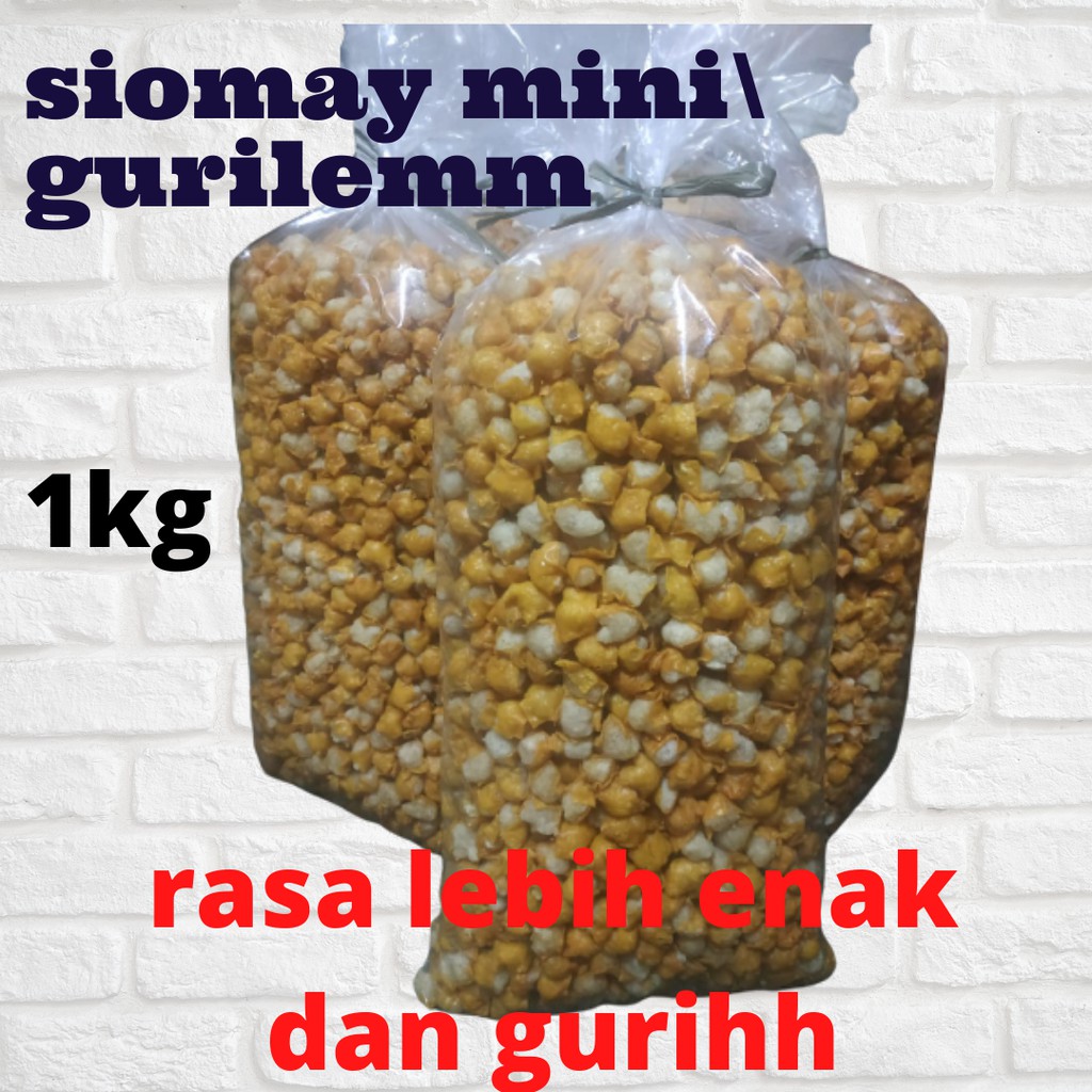 Jual Siomay Mini Kering Topping Baso Aci Dan Seblak 1kg Shopee Indonesia