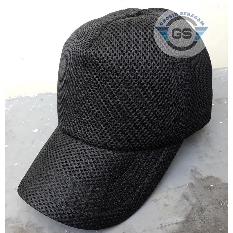 Topi Hitam Jaring TNI POLRI Topi Lapangan Tactical