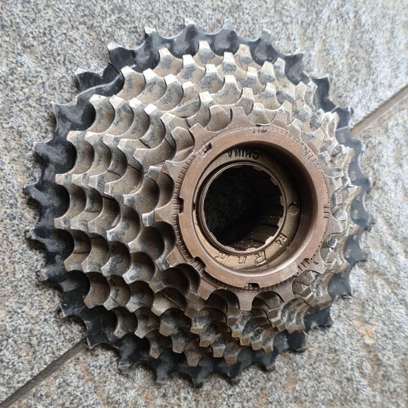 Sprocket sproket RnR 8 speed 13-28T drat ulir hub set