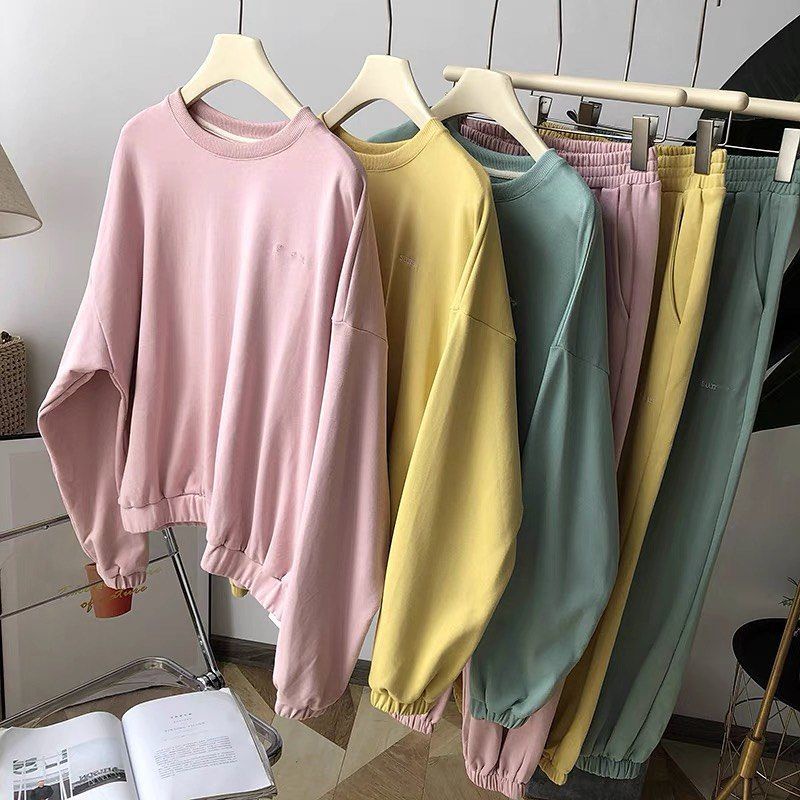 setelan wanita Summer set - pakaian wanita  - Trening set - setelan olahraga wanita - korean style