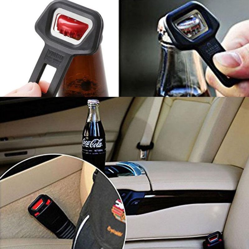 Seat Belt Botol Buckle Alarm Stopper Buzzer Colokan Mobil 6,5 X 5 Cm Stop Bunyi Pembuka Botol Minuman