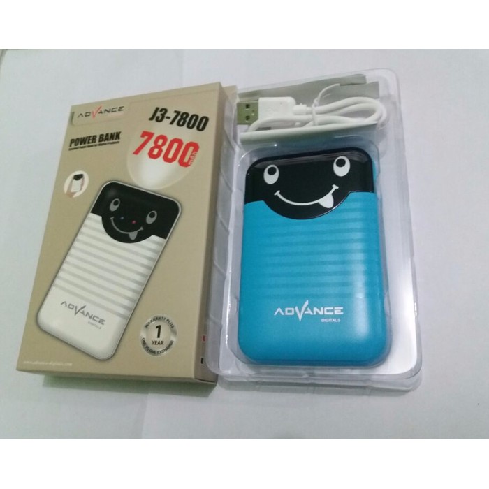 Power Bank Advance J3 - 7800 mAh